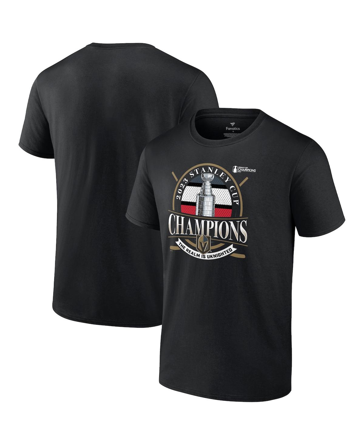 Men's FanaticsVegas Golden Knights 2023 Stanley Cup Champions Rally Cry T-shirt - Black