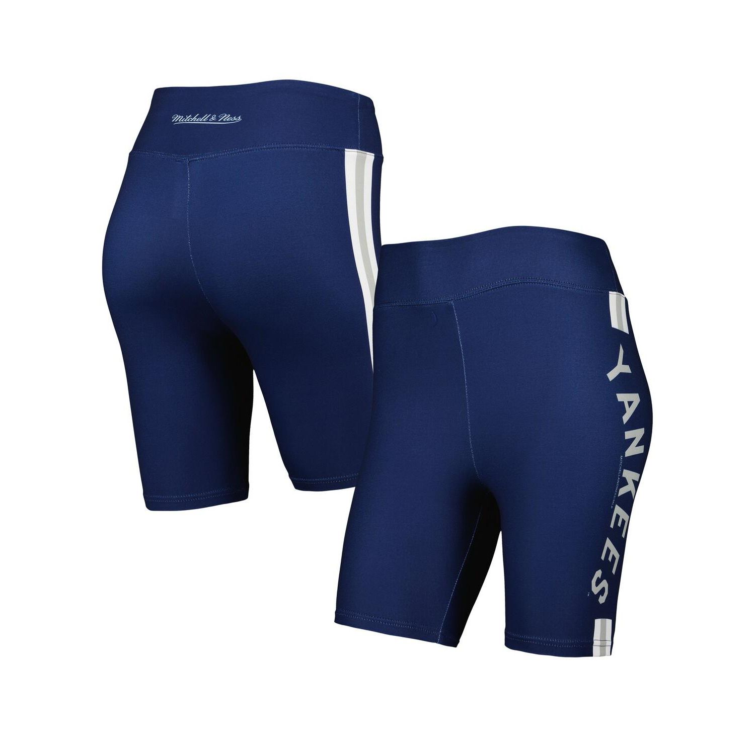 Women's Navy New York Yankees Biker Shorts