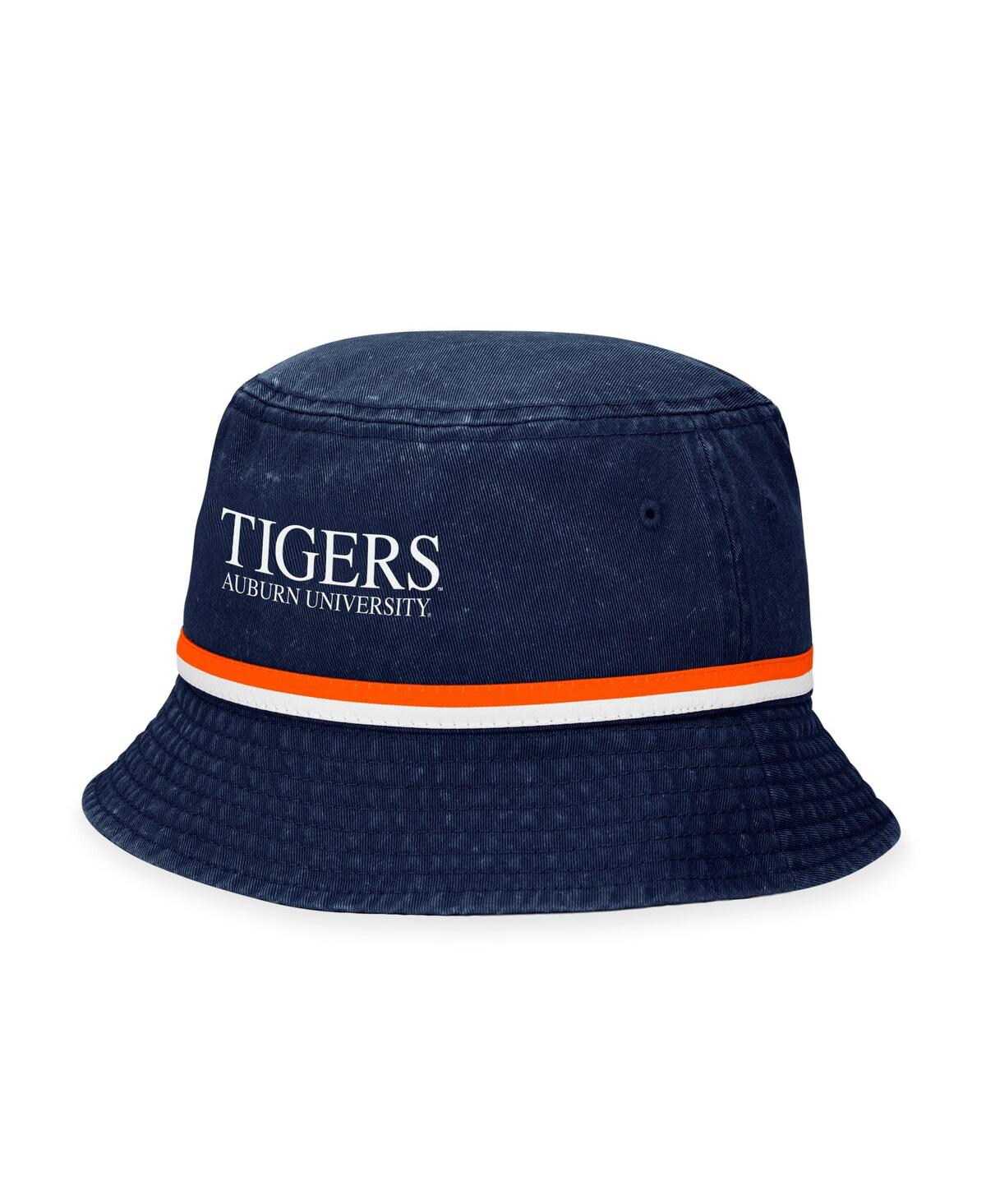 Shop Top Of The World Men's  Navy Auburn Tigers Ace Bucket Hat