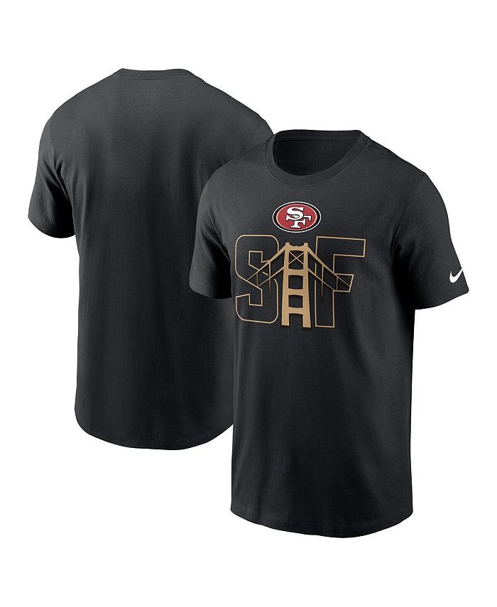 Nike Men's Black San Francisco 49ers Local Essential T-shirt - Macy's