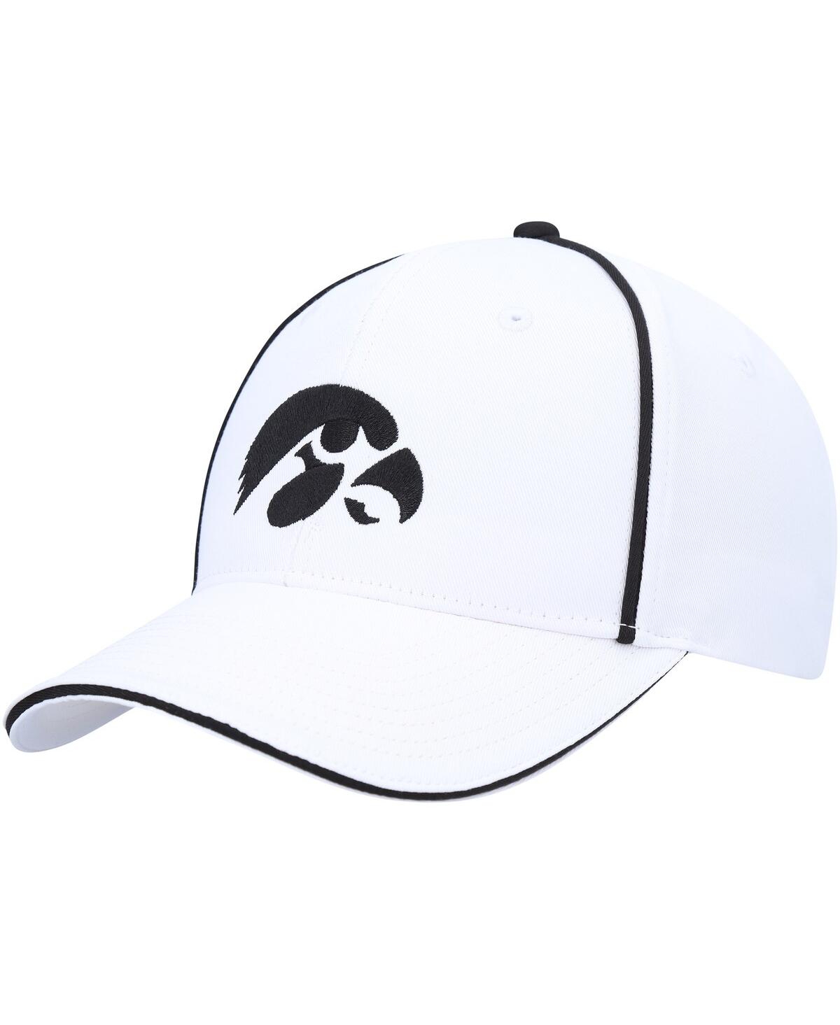 Men's Colosseum White Iowa Hawkeyes Take Your Time Snapback Hat - White