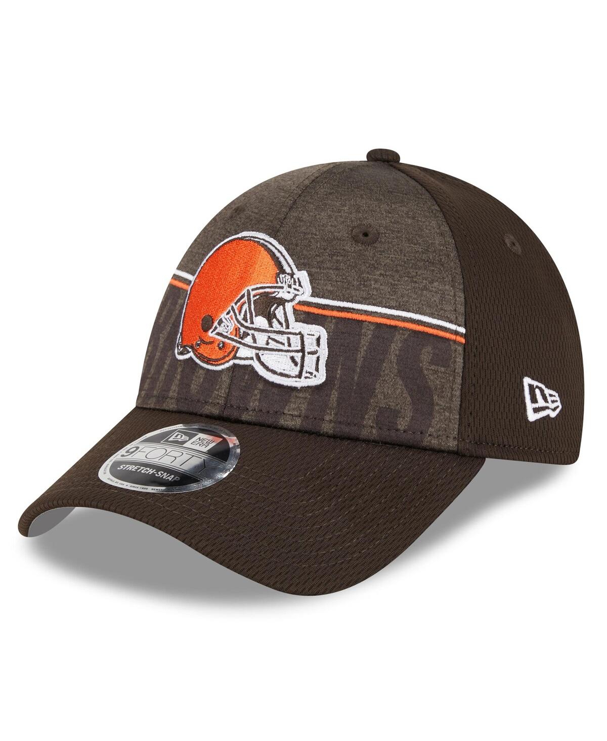 Shop New Era Men's  Brown Cleveland Browns 2023 Nfl Training Camp 9forty Adjustable Hat
