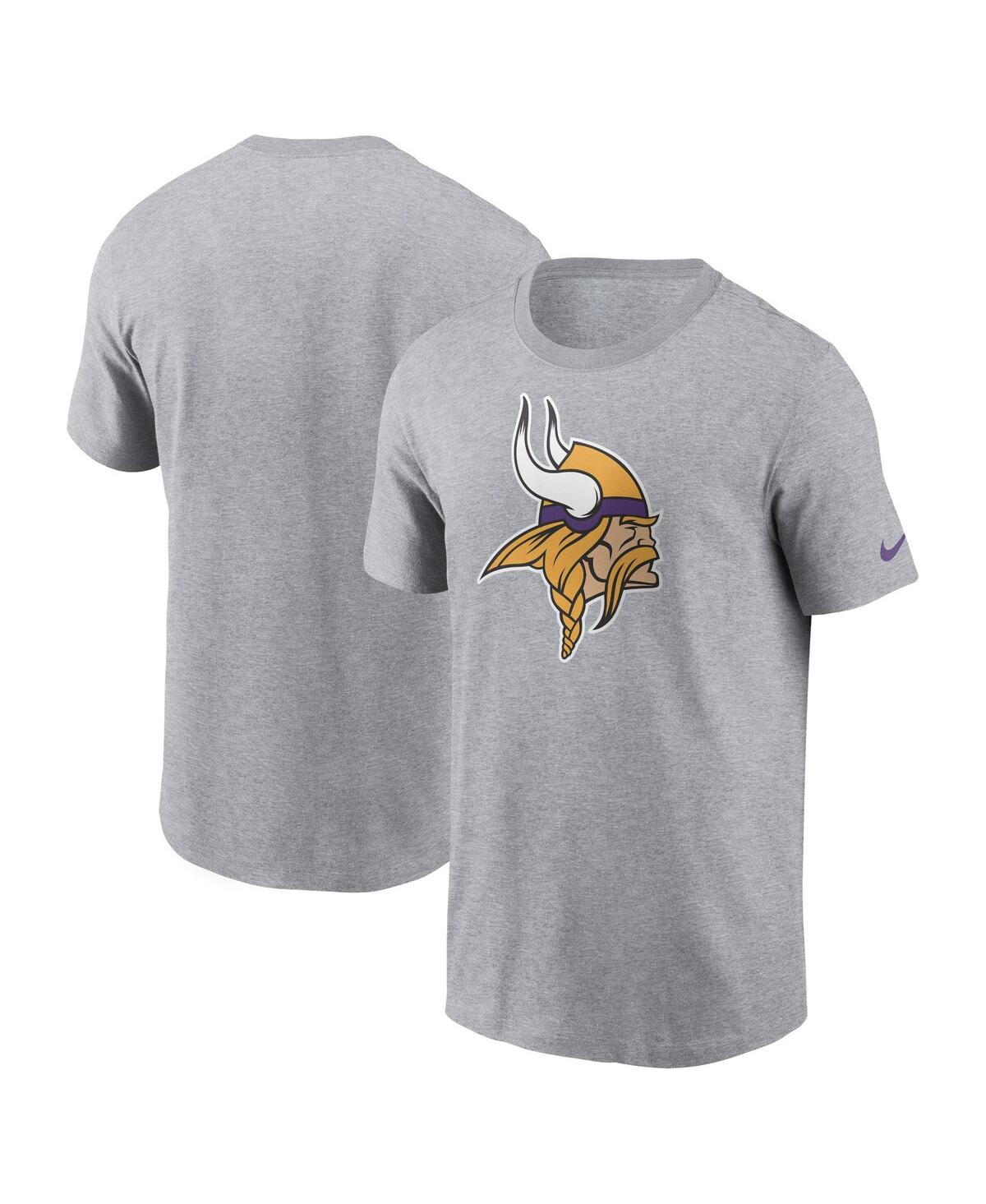 Nike Men's  Gray Minnesota Vikings Logo Essential T-shirt