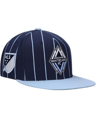 Men's Navy Vancouver Whitecaps FC Team Pin Snapback Hat