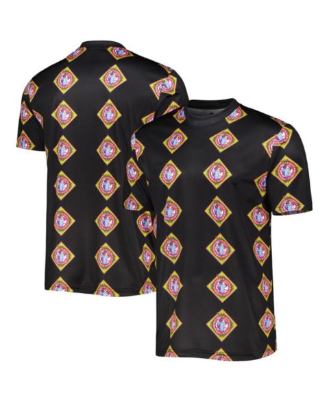 Мужской топ Stitches Black Negro League Baseball Sublimated Jersey