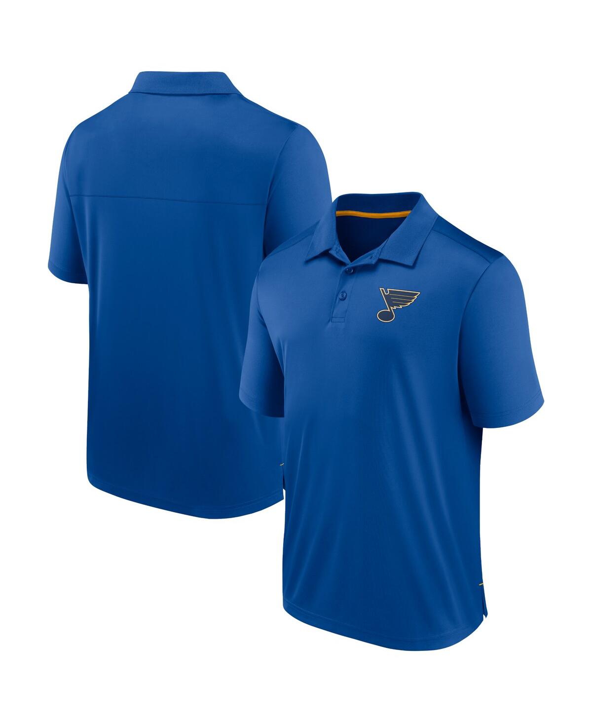 Fanatics Branded  Blue St. Louis Blues Left Side Block Polo In Blue