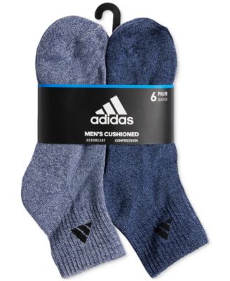 Men's 6-pk.Athletic Cushioned Quarter Socks