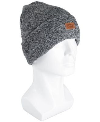 Levi’s All Season Comfy Leather Logo Patch Hero Beanie