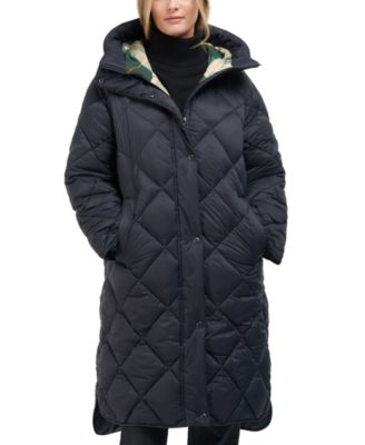 Women s Sandyford Quilted Hooded Puffer Coat