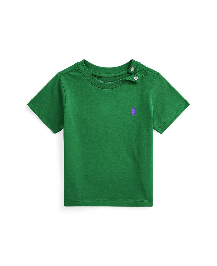 Polo Ralph Lauren Baby Boys Cotton Jersey Short Sleeves T Shirt Macy's