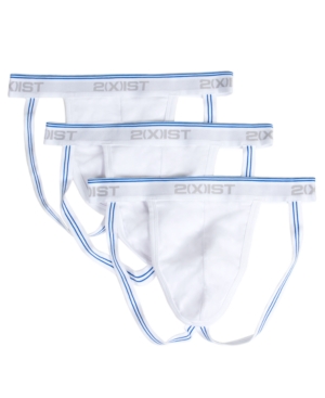 2(x)ist Men's Cotton Stretch Jock Strap 3-Pack