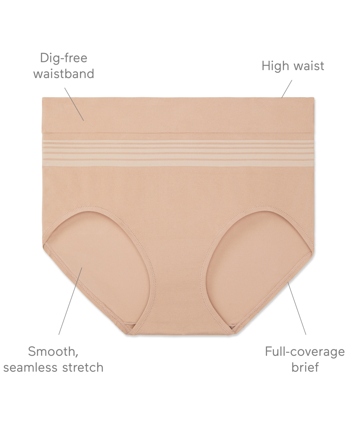 Shop Warner's No Pinches No Problems Seamless Brief Underwear Rs1501p In Ico Summer
