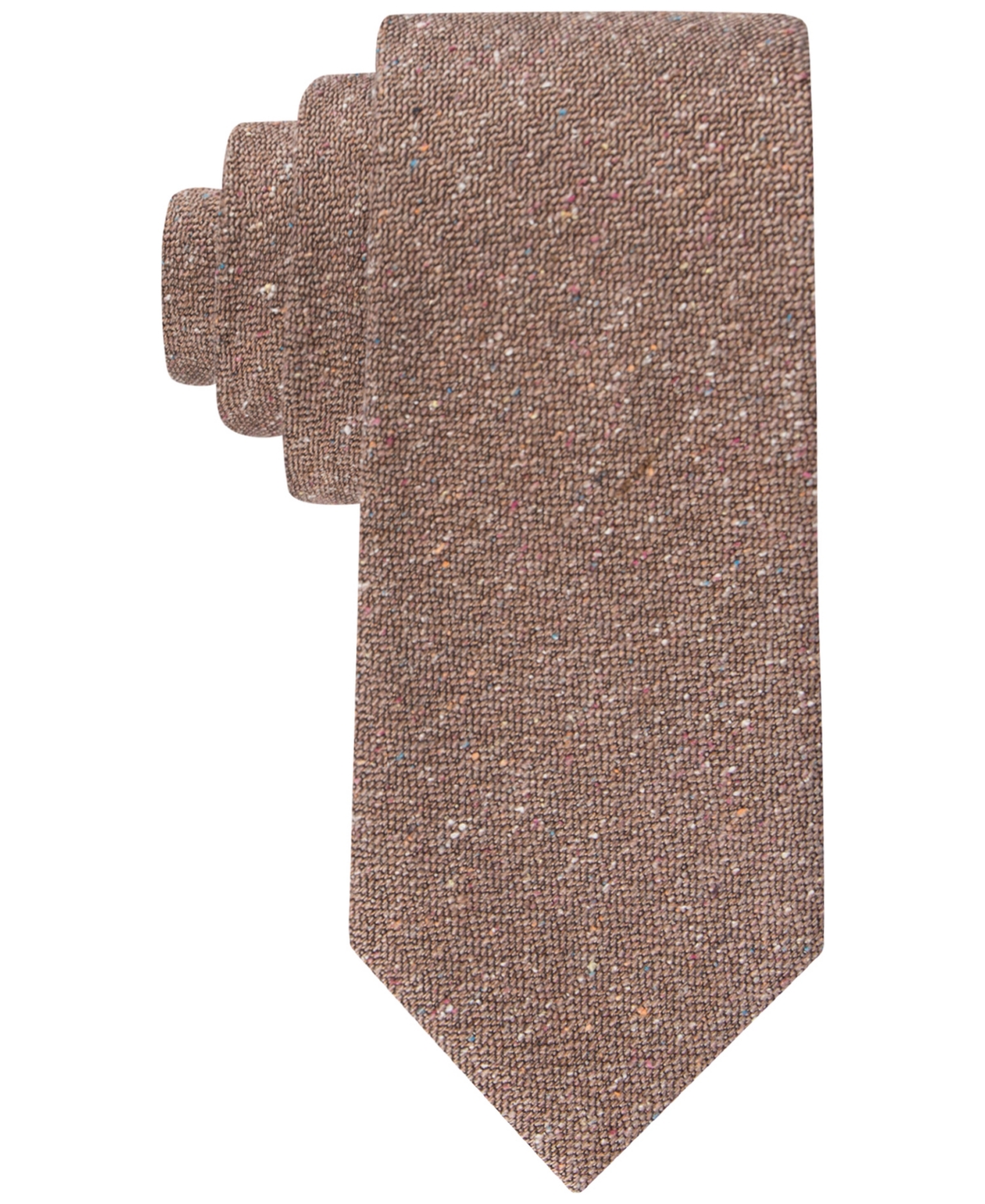 Tommy Hilfiger Men's Donegal Herringbone Solid Tie In Taupe