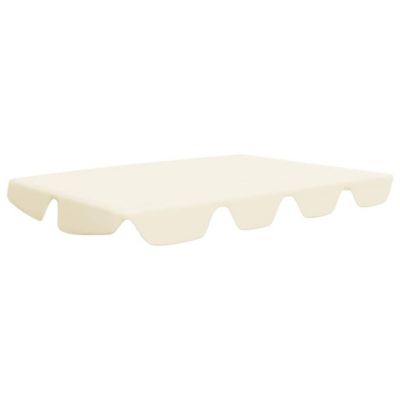 Replacement Canopy for Garden Swing Cream 59.1"/51.2"x41.3"/27.6"