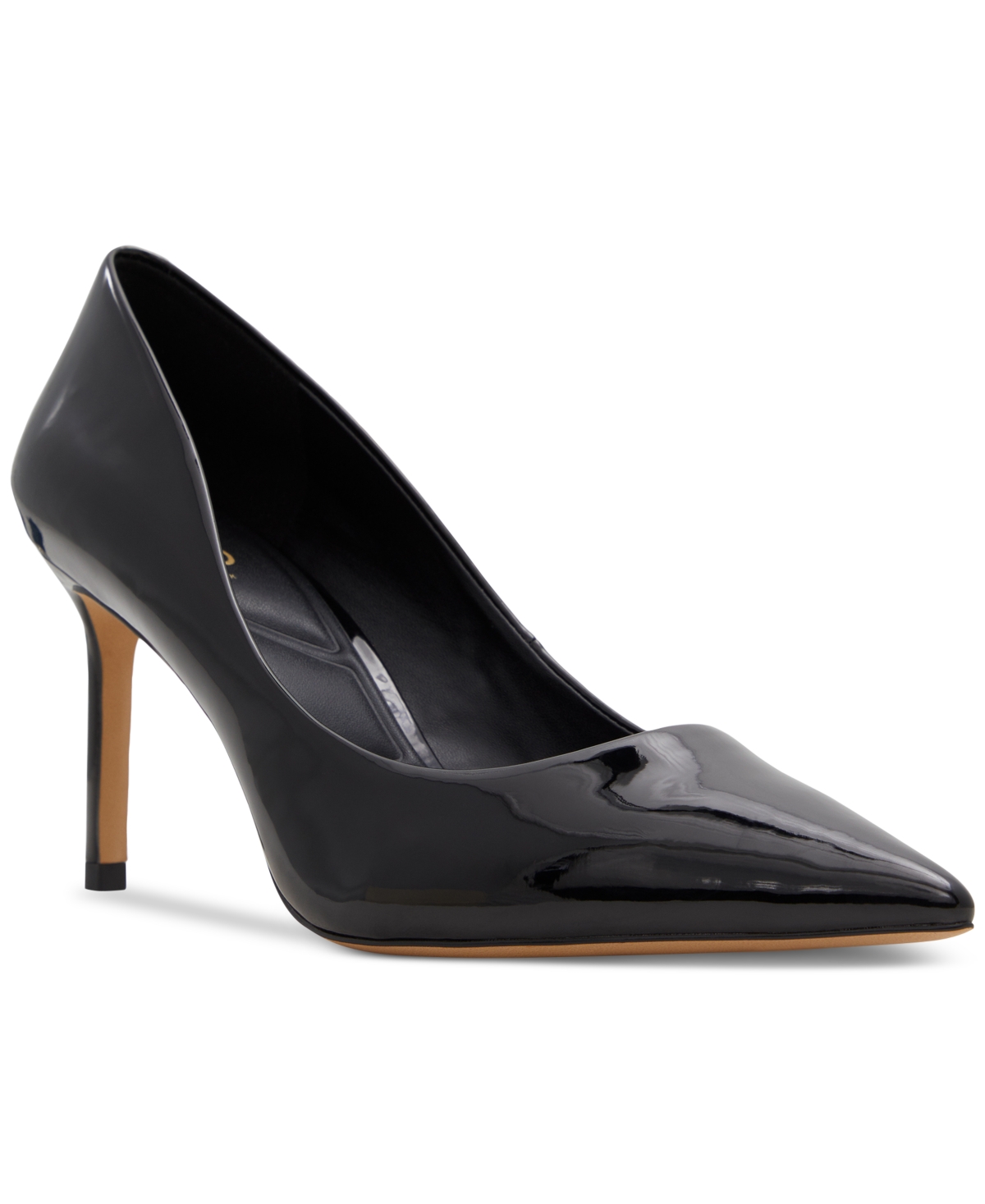 Women's Stessy Pointed-Toe Pumps - Black Patent