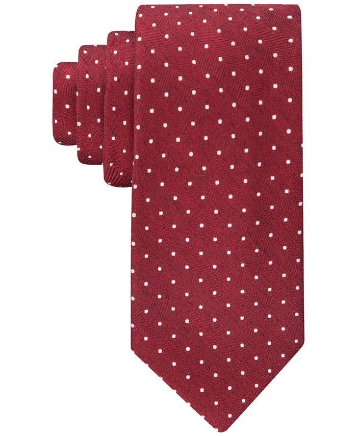 Tommy Hilfiger Men s Herringbone Dot Tie Macy s