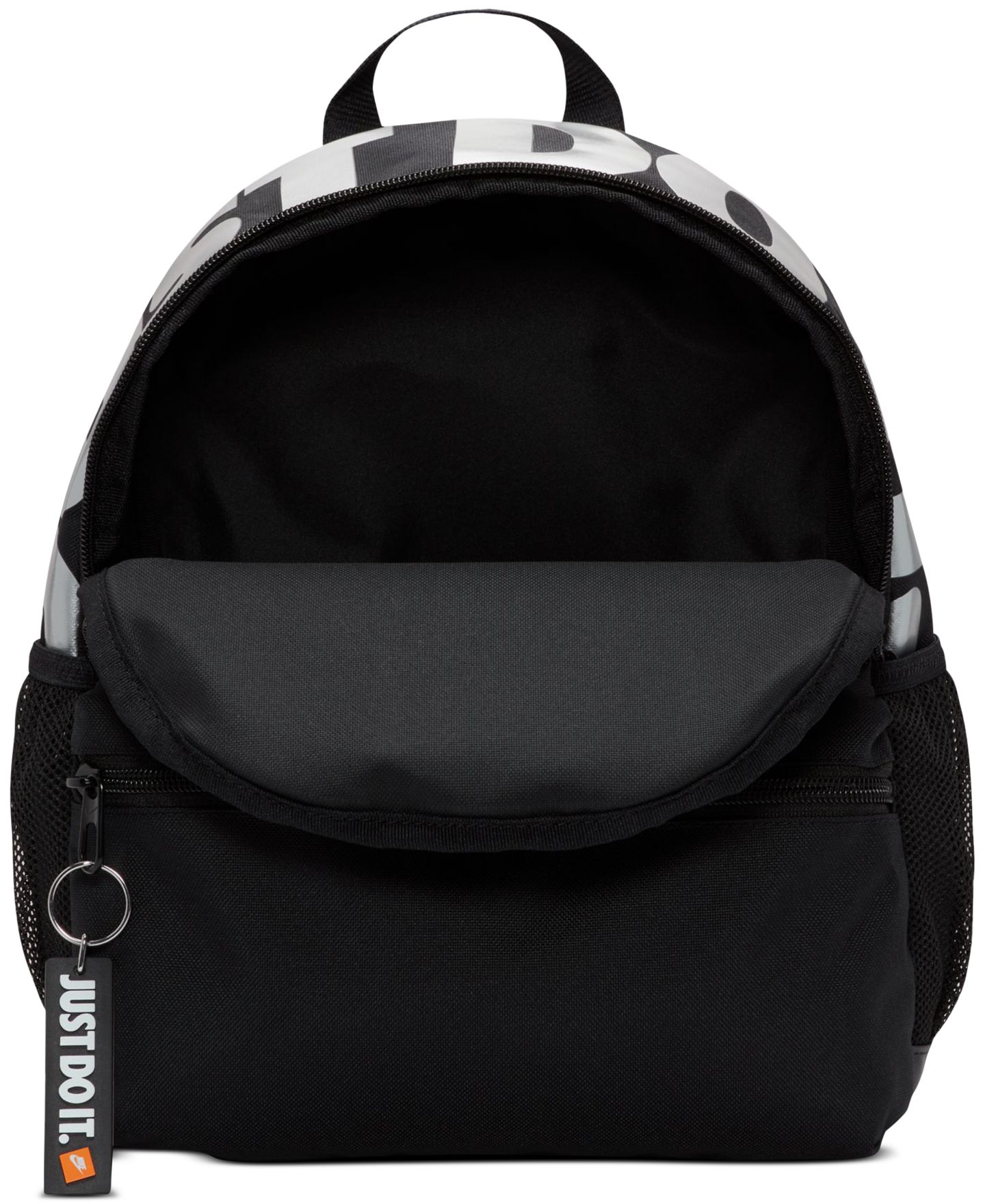 Рюкзак Nike Brasilia JDI Mini для детей, цвет: Чёрный / Белый — фото 3