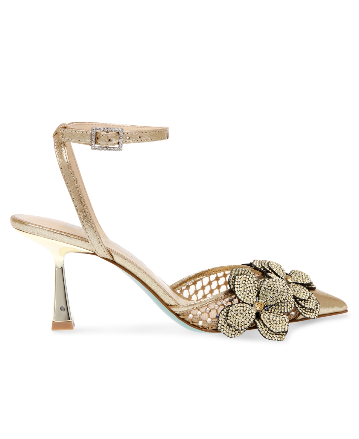 Betsey Johnson Women's Sofya Rhinestone Flower Evening Pumps