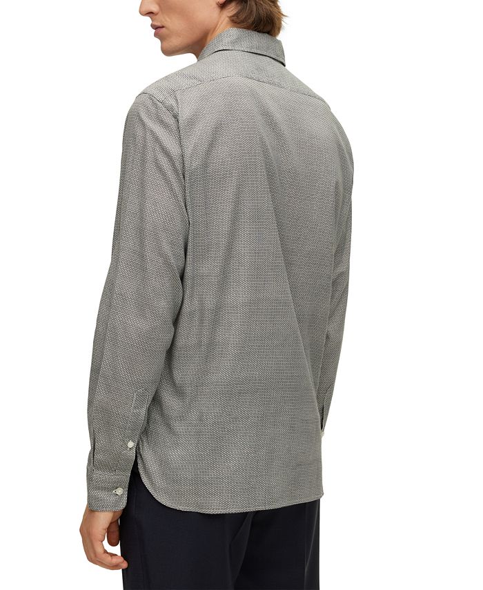 Hugo Boss Men's BrushedCotton Flannel RegularFit Shirt Macy's