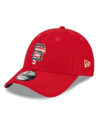 Men's Red San Francisco Giants 2023 Fourth of July 9FORTY Adjustable Hat