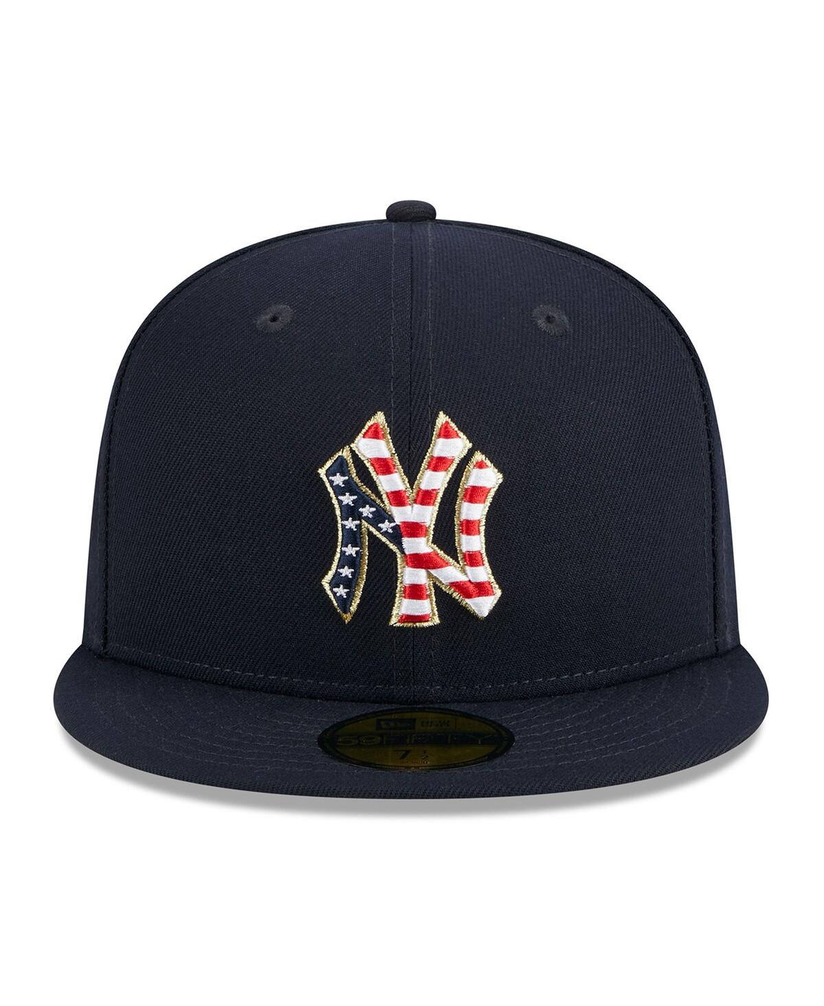 Shop New Era Men's  Navy New York Yankees 2023 Fourth Of July 59fifty Fitted Hat