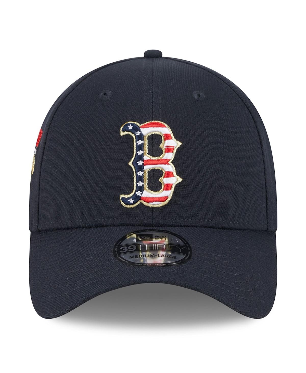 NEW ERA MEN'S NEW ERA NAVY BOSTON RED SOX 2023 FOURTH OF JULY 39THIRTY FLEX FIT HAT 
