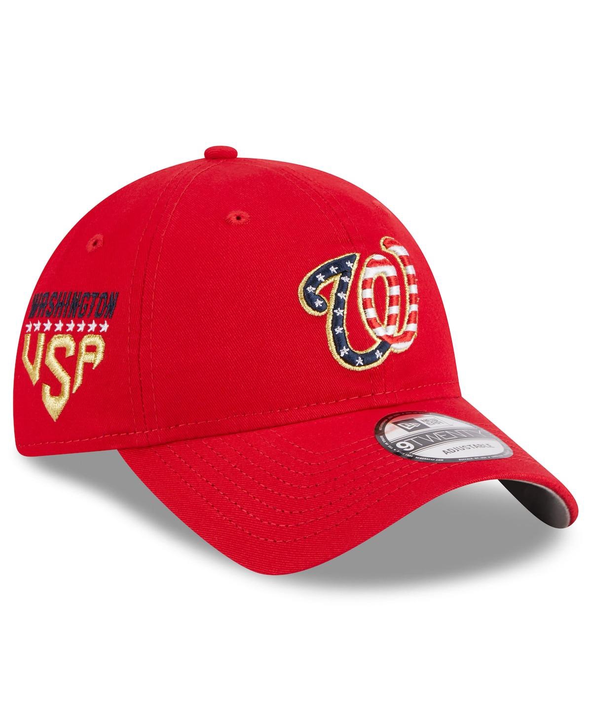 New Era Women's  Red Washington Nationals 2023 Fourth Of July 9twenty Adjustable Hat