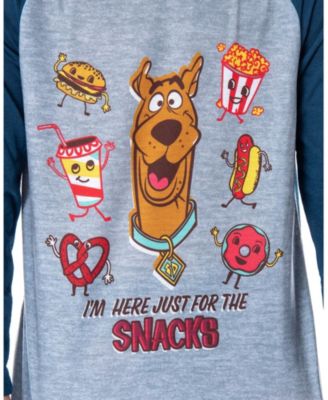 Boys Scooby Doo Just Here For the Snacks T-Shirt And Pants Pajama Set
