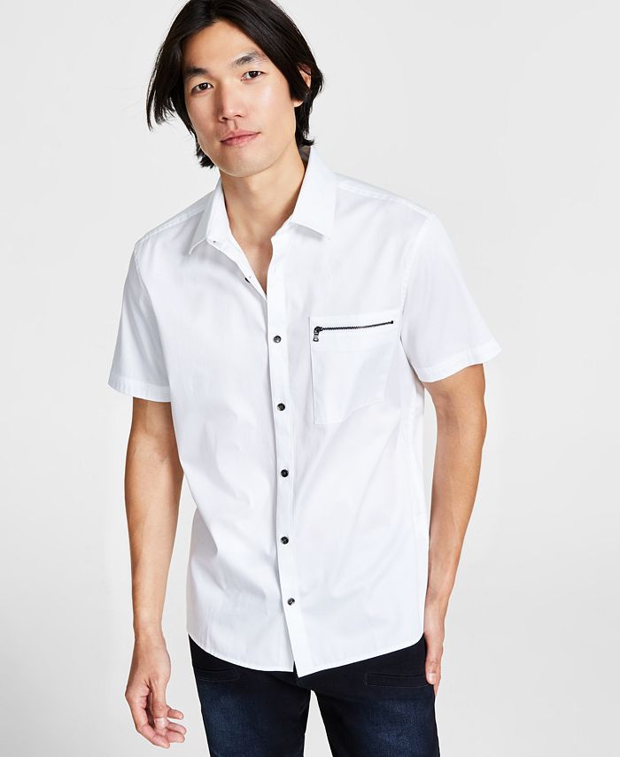 I.N.C. International Concepts Men's Jared Regular-Fit Button-Down Shirt ...
