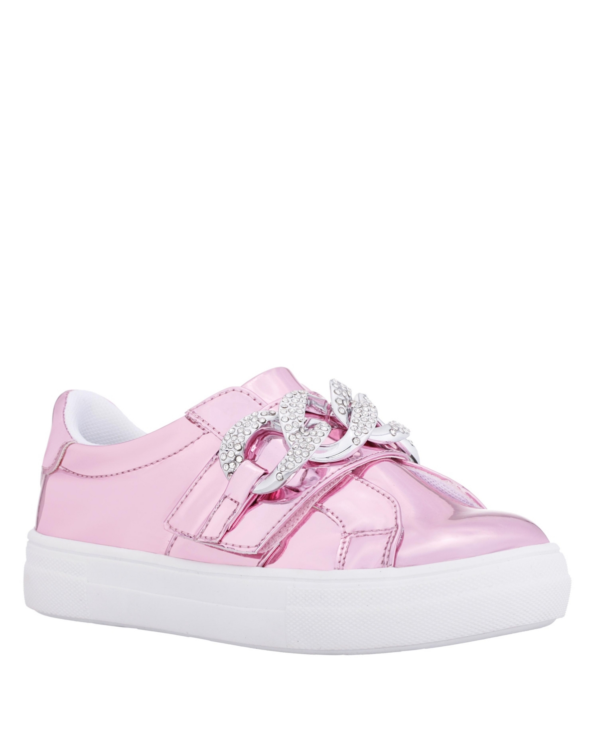 Nina Big Girls Emaleigh Rhinestone Chain Fashion Sneaker