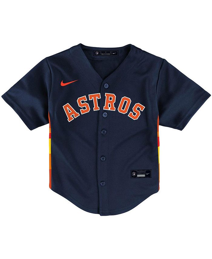 Big Boys and Girls Houston Astros Official Blank Jersey