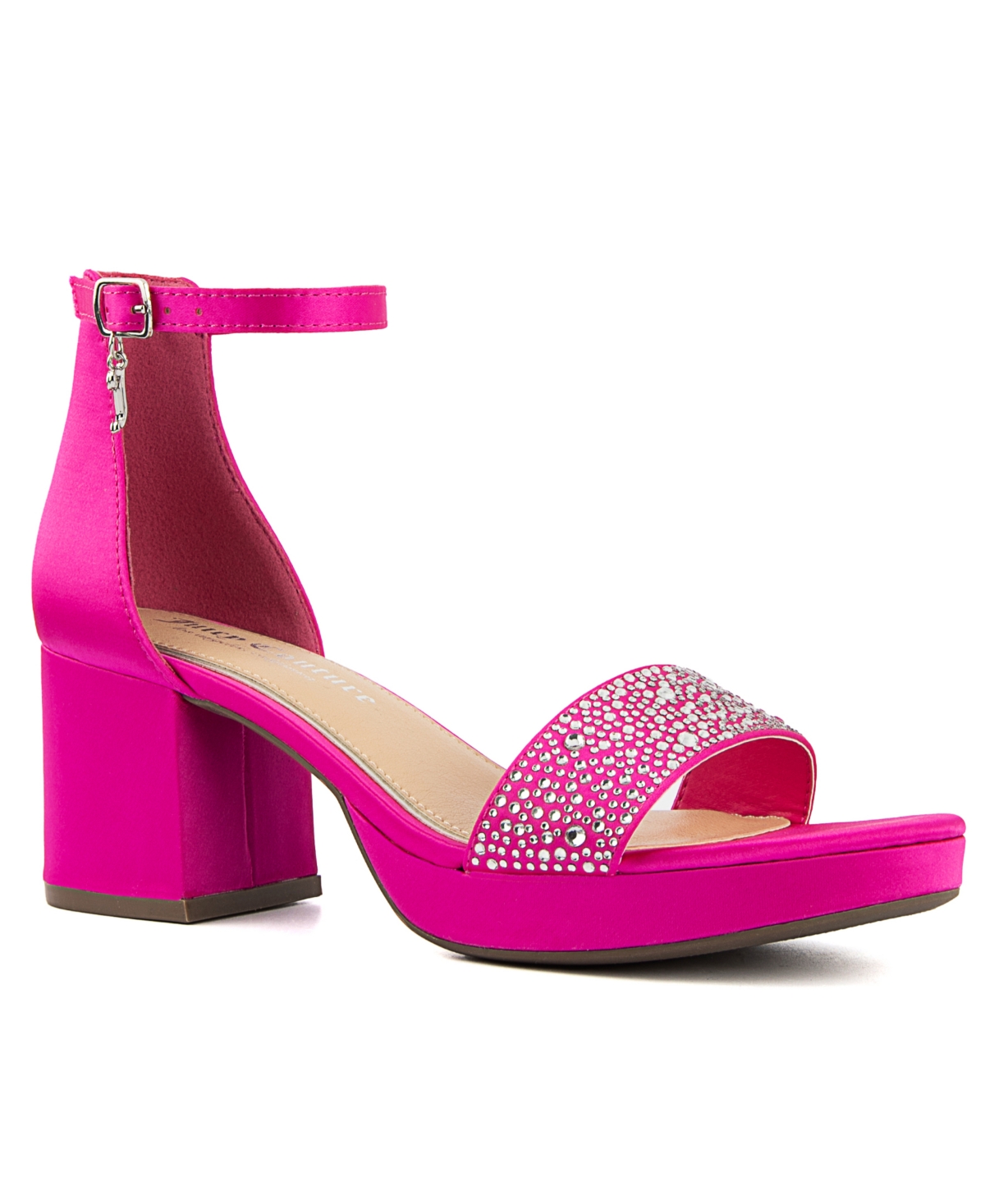 Juicy Couture Women's Nelly Dress Sandal In Pink Satin
