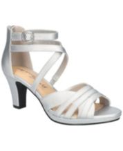 Easy street silver dress shoes deals
