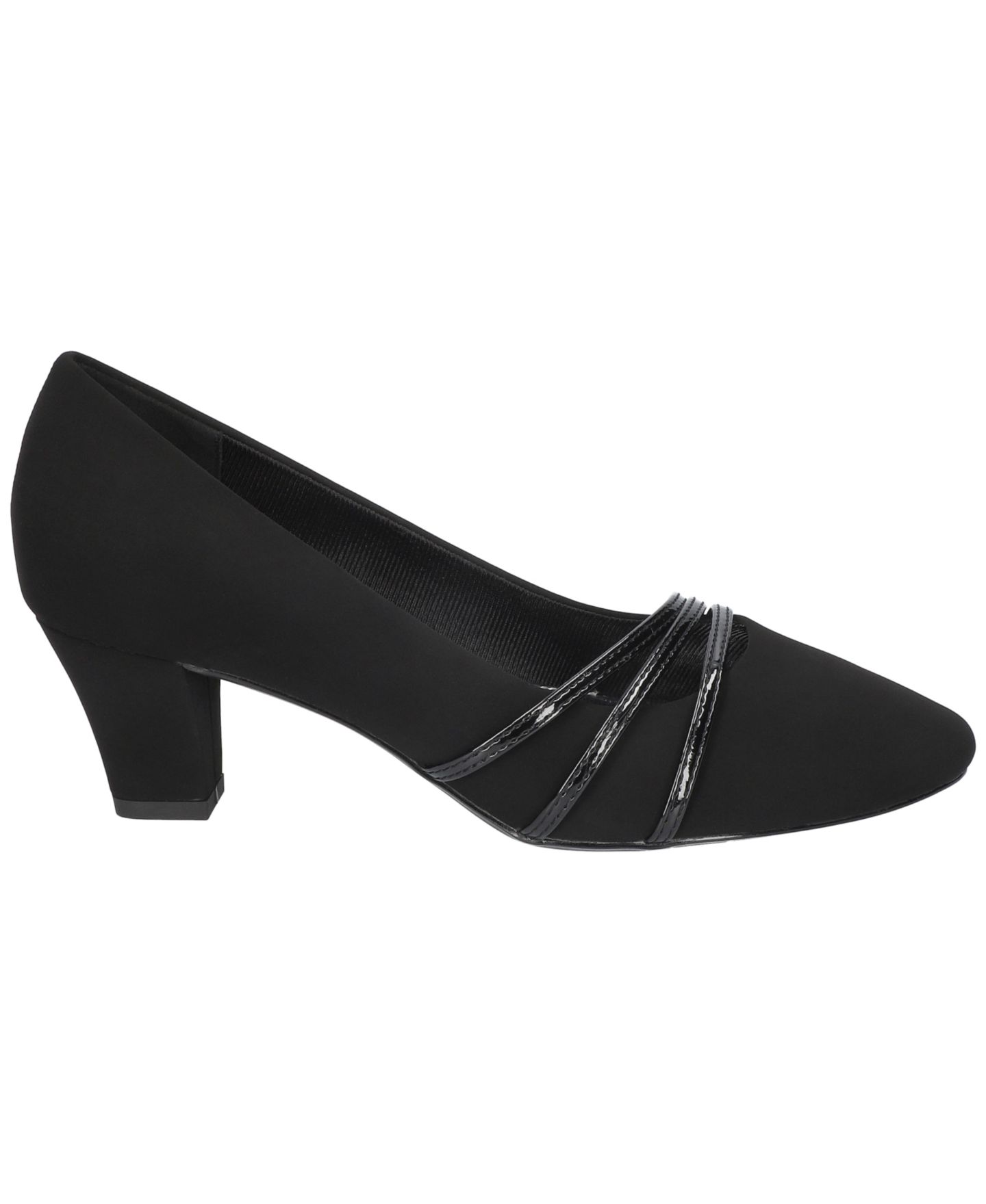 Женские туфли Easy Street Cristiny Slip-On Pumps, цвет: Чёрный — фото 2