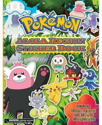 Alola Region Sticker Book by Pokemon Company International Pikachu Press