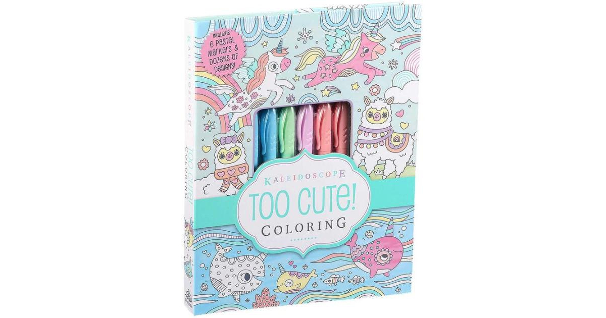 Kaleidoscope- Too Cute Coloring by Editors of Silver Dolphin Books