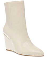 Cream wedge deals boots