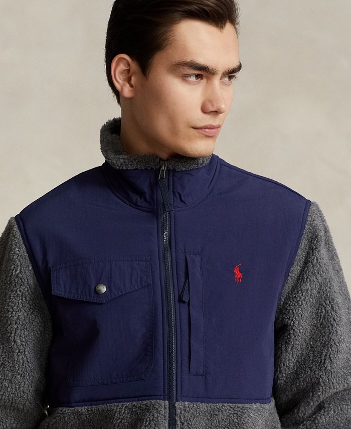 Polo Ralph Lauren Men's Wind-Blocking Hybrid Jacket - Macy's