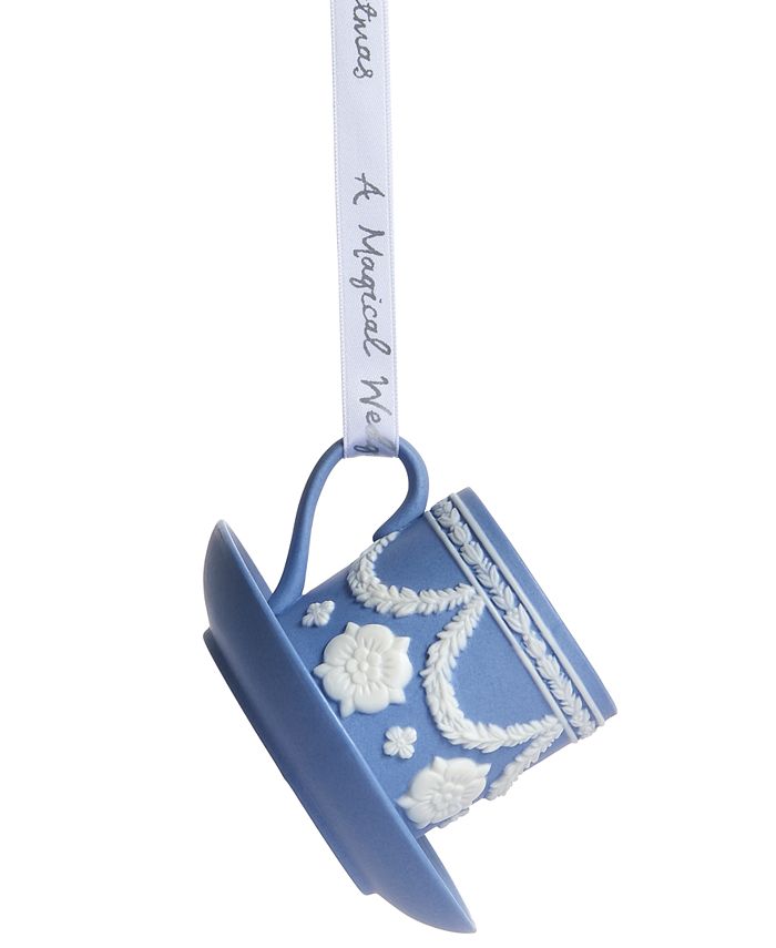 Wedgwood Christmas Tea Cup & Saucer Ornament Macy's