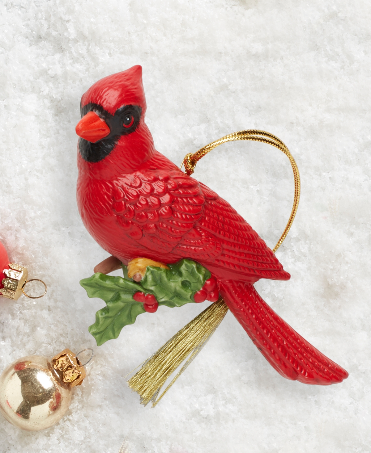 Lenox Cardinal Ornament In Red