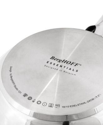 Belly Shape 18/10 Stainless Steel 9.5" Fry Pan