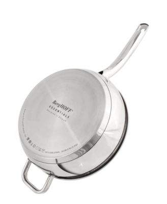 Belly Shape 12pc 18/10 Stainless Steel Cookware Set, Glass Lids