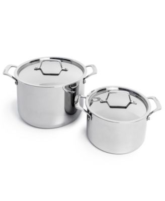 Professional 13pc Tri-Ply 18/10 Stainless Steel Cookware Set with SS Lids