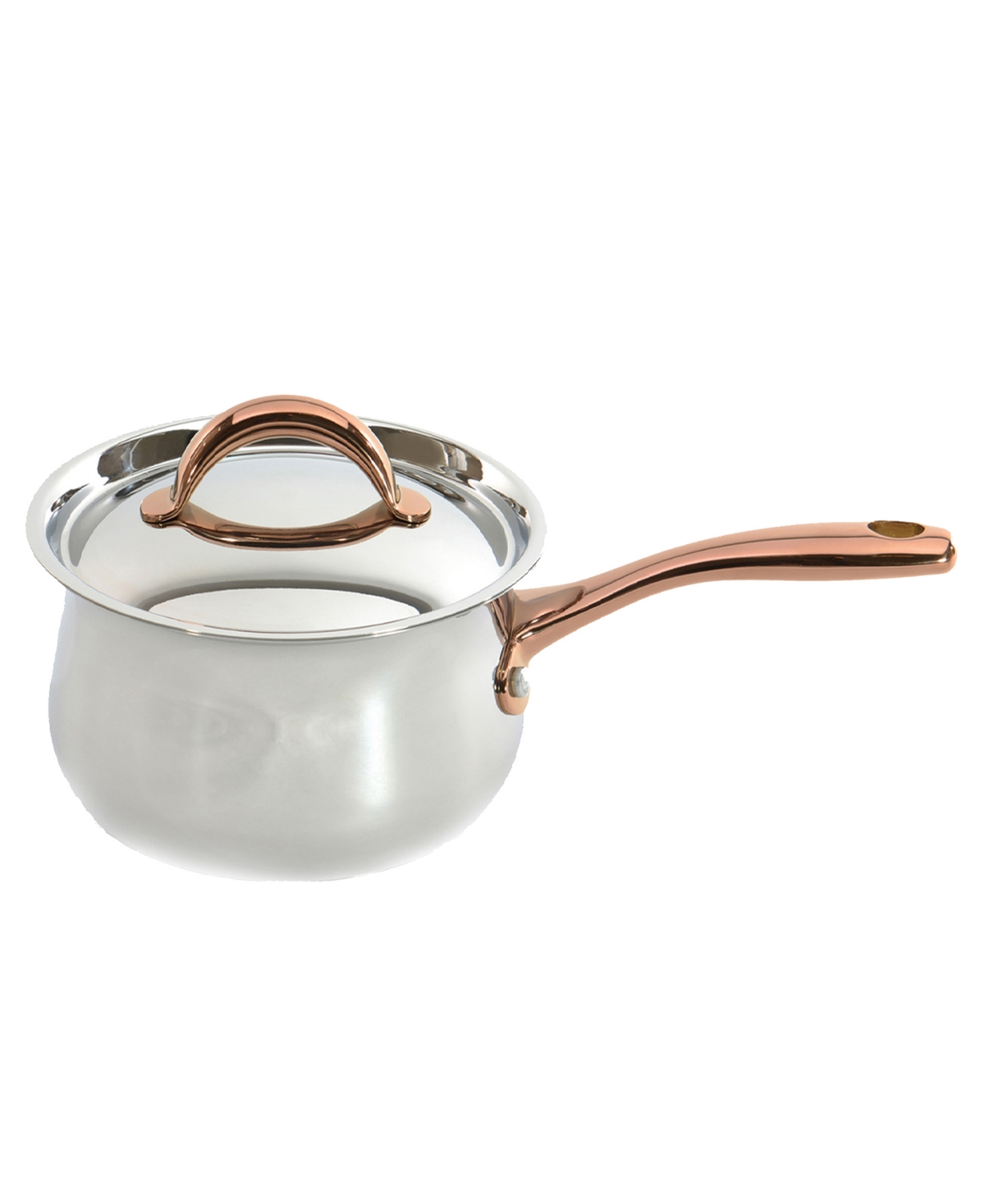 BergHOFF Ouro Gold 5pc 18/10 Stainless Steel Starter Set, Rose Gold Handles - rose gold