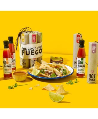 The Good Hurt Fuego: A Hot Sauce Gift Set for Hot Sauce Lover s, Set of 7