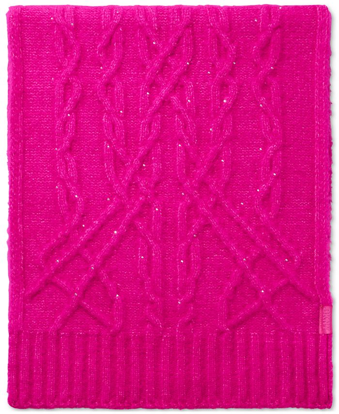 DKNY Women's Studded CableKnit Scarf Macy's