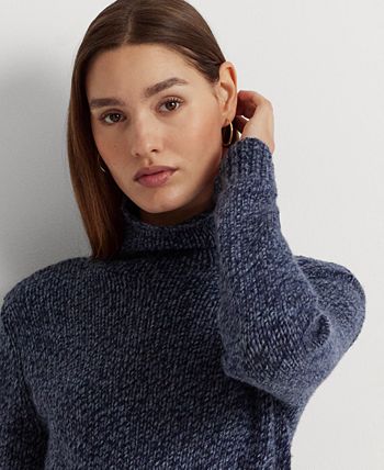 Lauren Ralph Lauren Women's Wool-Blend Turtleneck Sweater - Macy's
