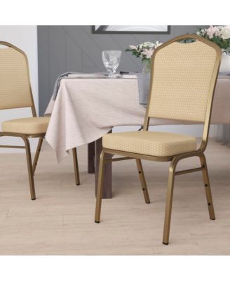 Crown Back Stacking Banquet Dining Chair
