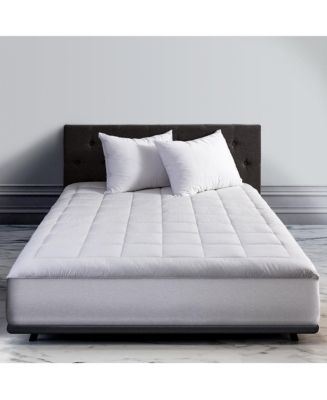 CIRCLESHOME Ultra-Plush Down Alternative Cotton Top Mattress Pad - Macy's