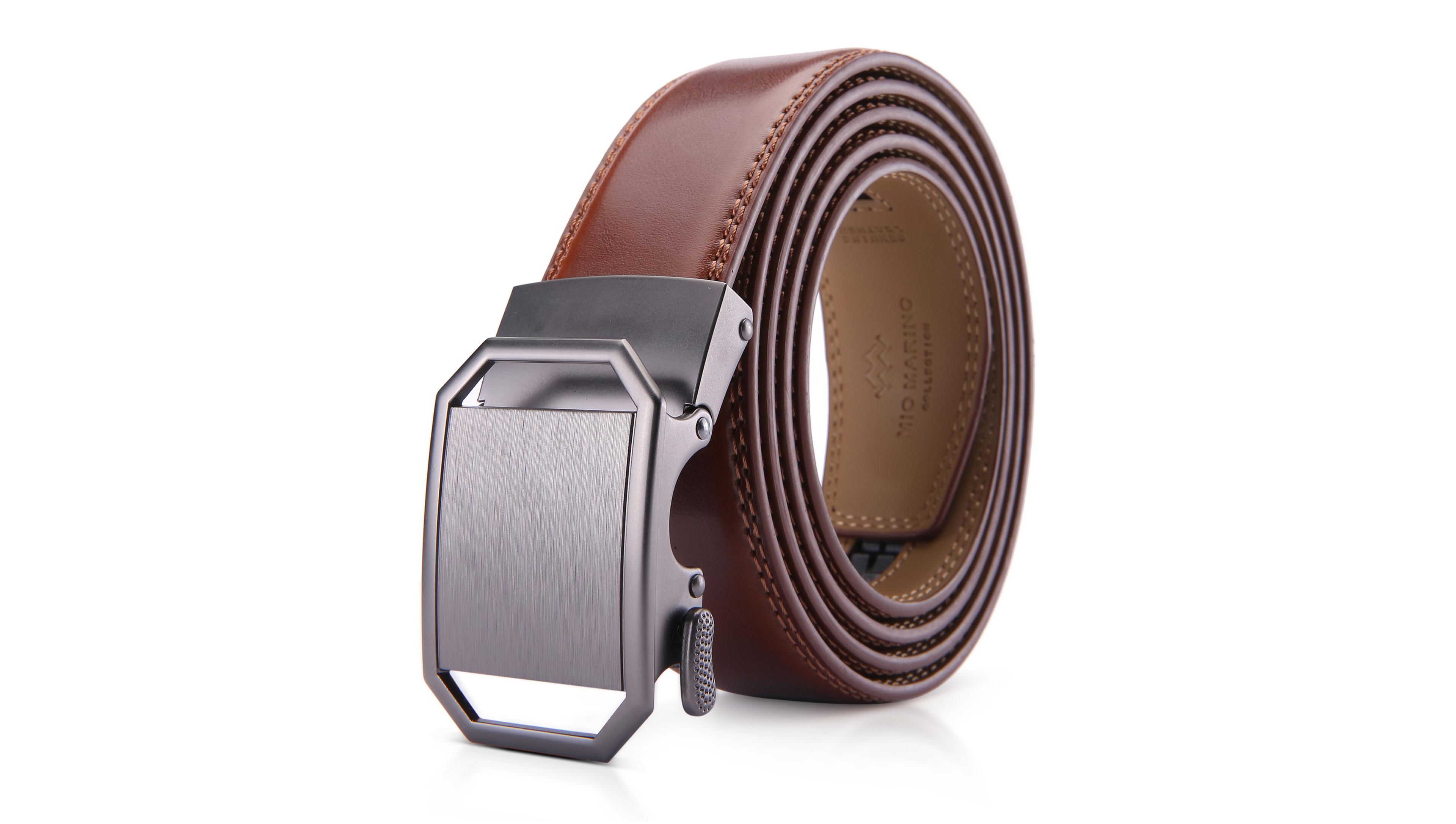 Men's Metallic Octagon Ratchet Belt